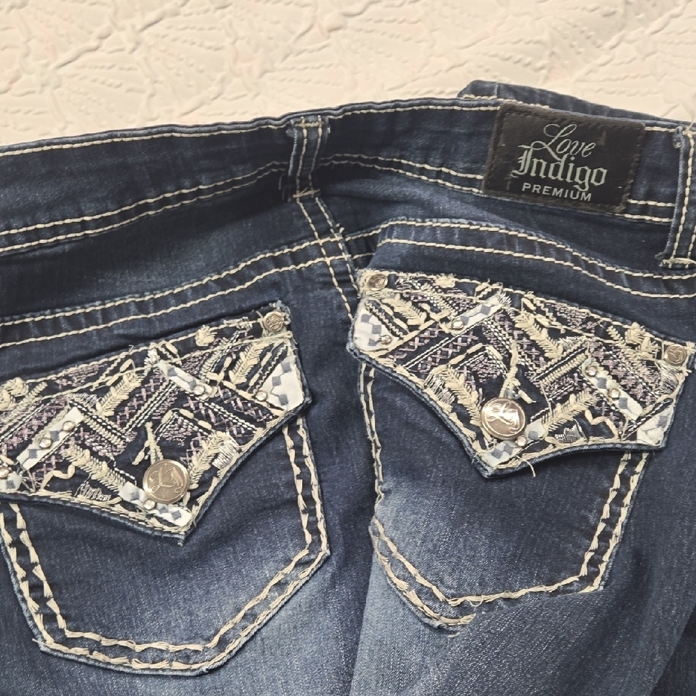 Love Indigo Midnight Blue Ankle Jeans - Picture 9 of 9